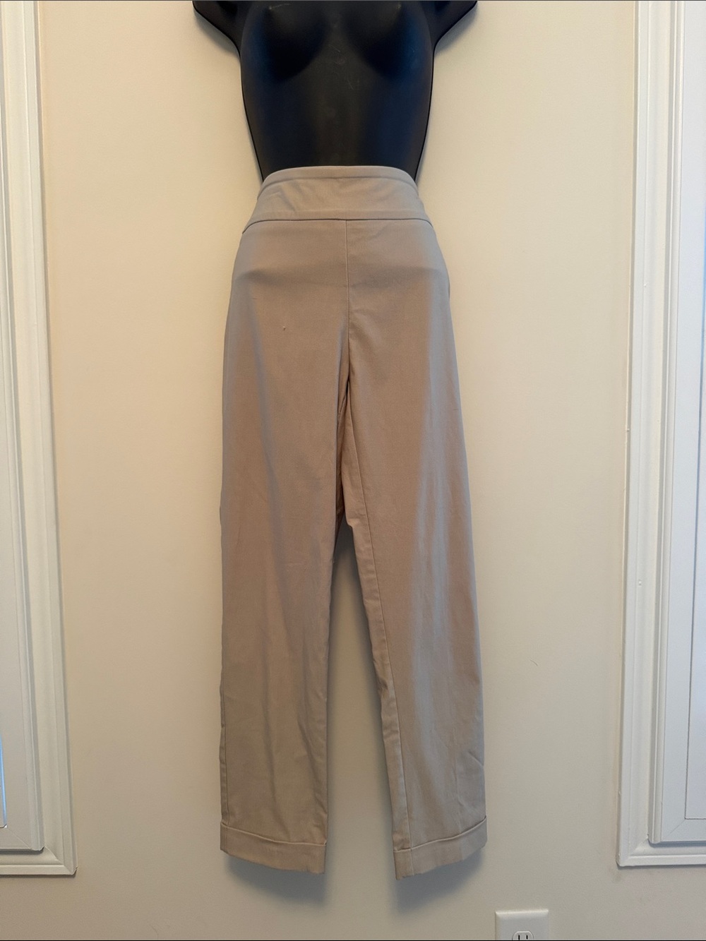 Tribal- Stretch Chino Style Capri Pants with Cuffs